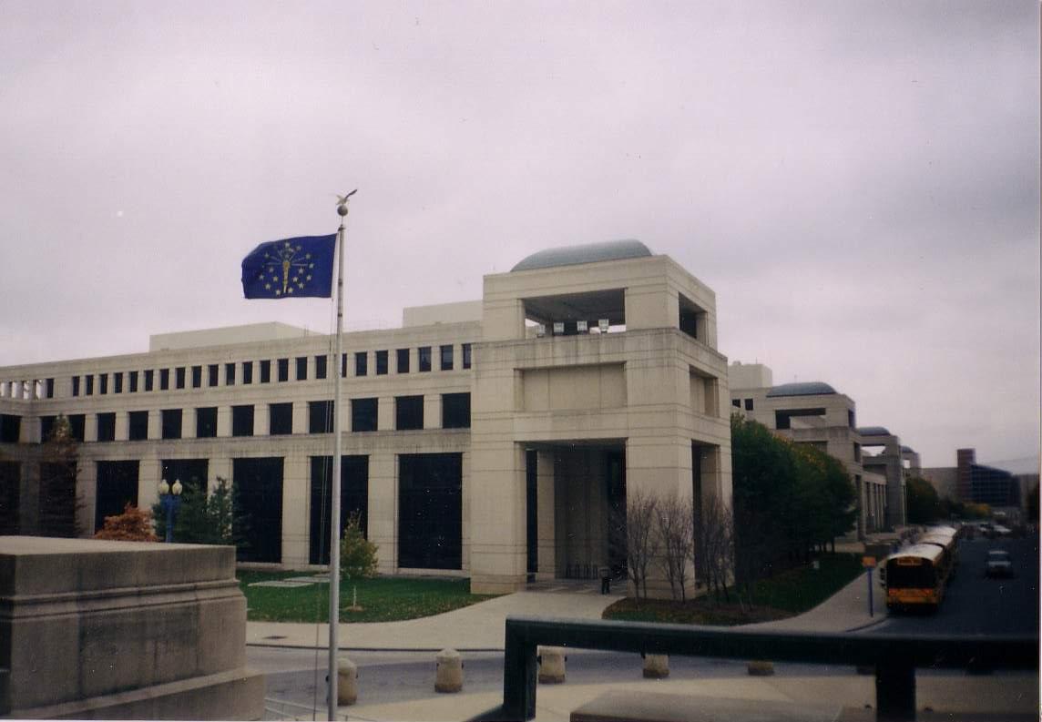 Area near Indiana State Museum